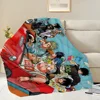 Anime Sakamoto Days Cool Blanket Skin friendly comfort warm soft plush blanket suitable sofa living room office bedroom 1