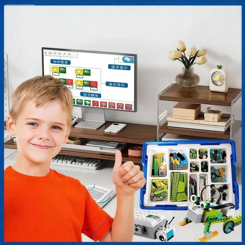NEW WeDo 2.0 Core Set Robotics STEAM Boxed Kit Compatible with 45300 We-Do Building Blocks DIY Educational Toys Christmas Gifts 1 NEW WeDo 2.0 Core Set Robotics STEAM Boxed Kit Compatible with 45300 We-Do Building Blocks DIY Educational Toys Christmas Gifts 1