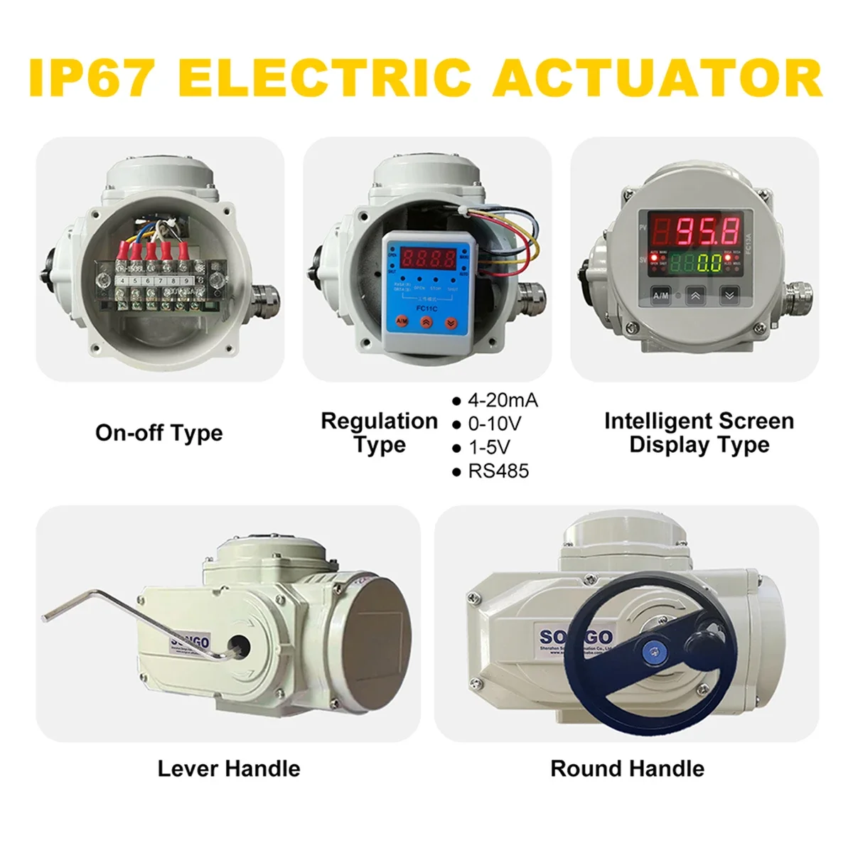 DN80 3 Inch 12V DC Waterproof Double Union PVC Plastic 2 Way Modulating Electric Actuator Motorized Ball Valve