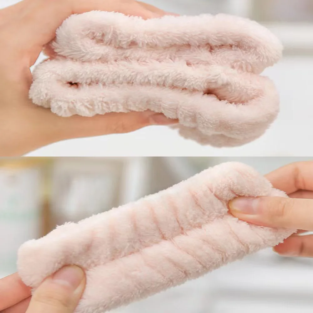 Washing Wristband Reusable Spa Wrist Washband Soft Microfiber Towel Wristbands For Washing Face Women Girl Yoga Running Sport