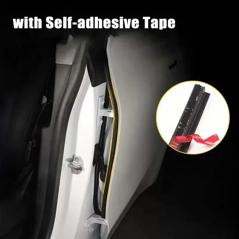 For Volkswagen VW ID.3 ID.4 ID.4 CROZZ ID.6 ID.6 CROZZ A set of car sealing strips door soundproofing strips door window sealing strip