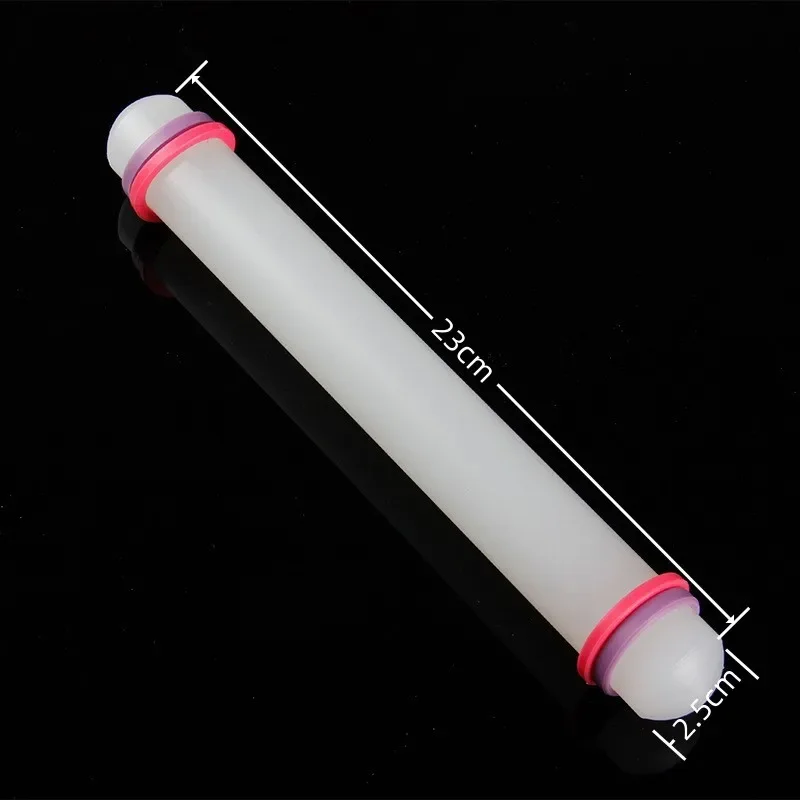20cm Solid Clay Acrylic Rolling Pin for DIY Crafting and Pottery Art