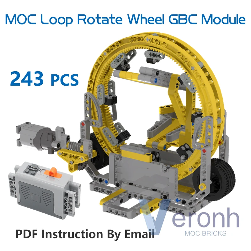 Lego Technic Gear Wheel Gears Building Blocks Lego Rotat Wheel Ball Contraption Moc
