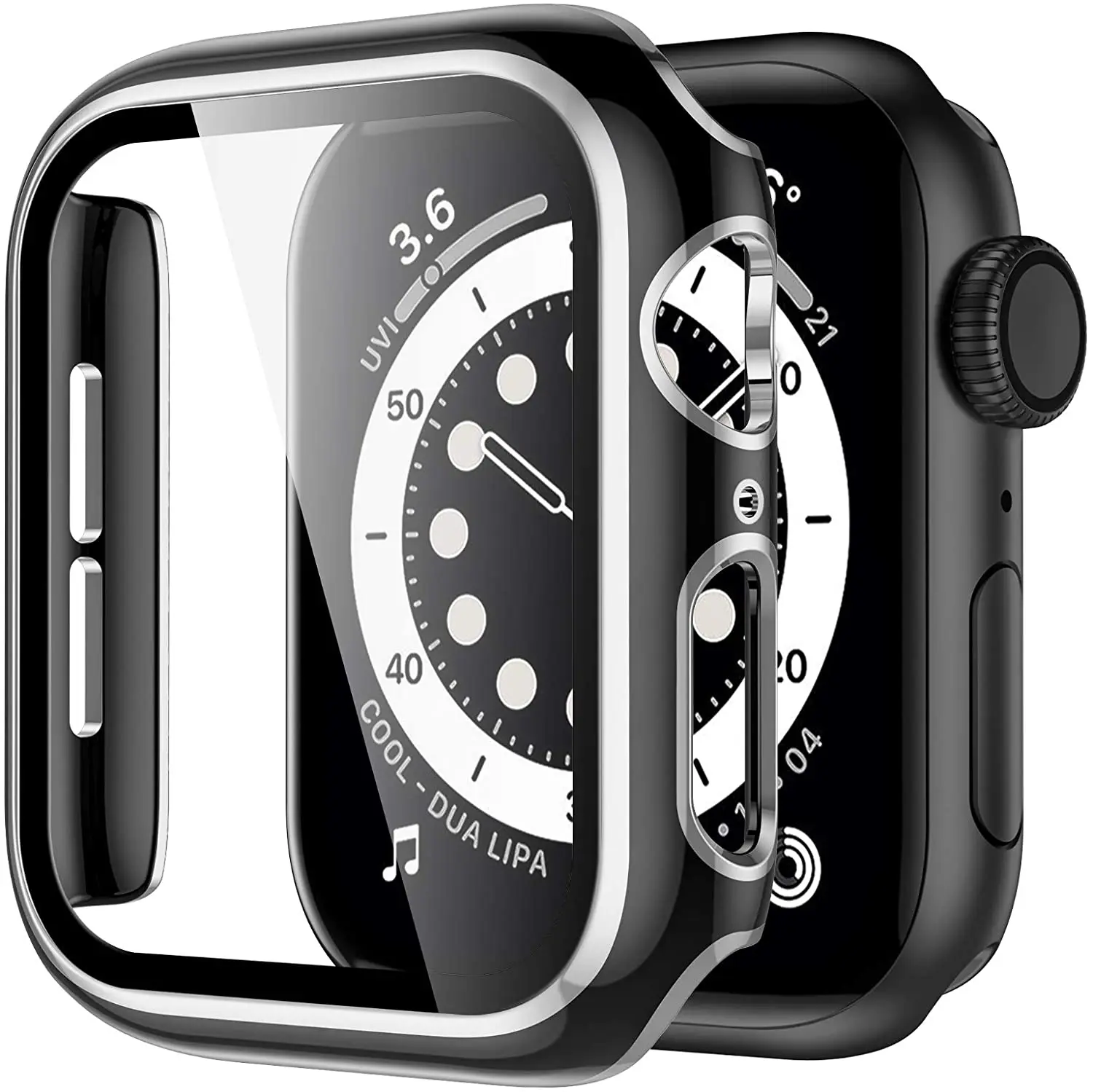 Premium Tempered Glass Screen Protector Cover for Apple Watch - PC Accessories for All Series