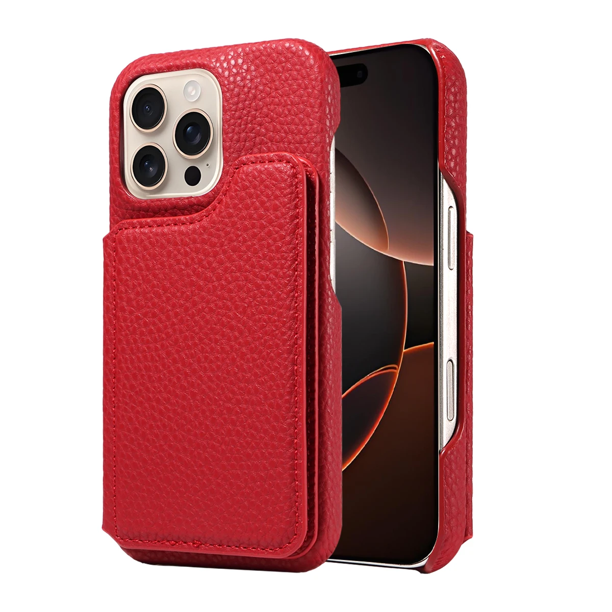Stylish Multifunctional PU Leather Phone Case with Card Slots and Stand