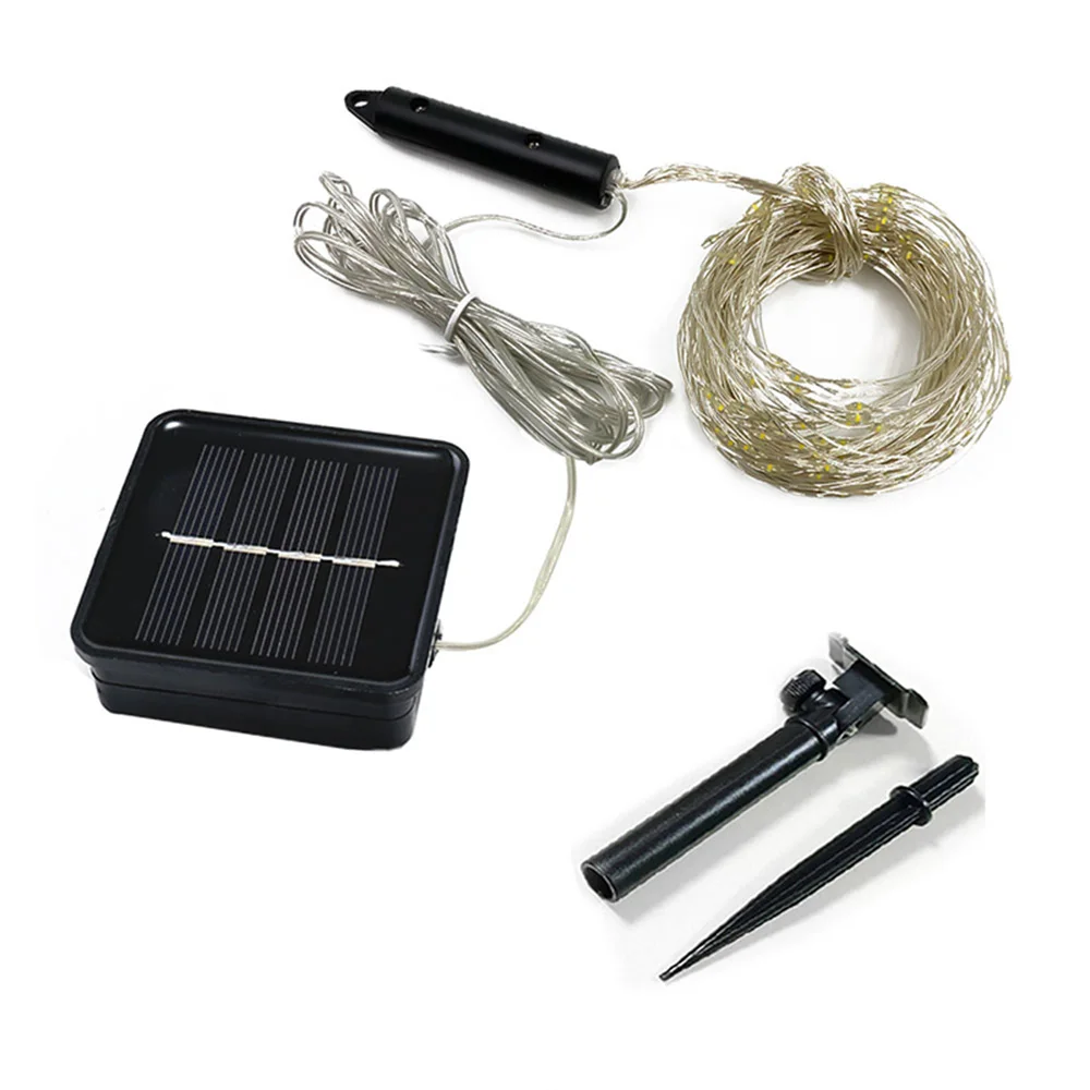 Description Picture 2 of item600Led Lights Waterfall Garden Light Waterproof Solar Powered Outdoor String Lighting For Garland New Year Christmas Decoration