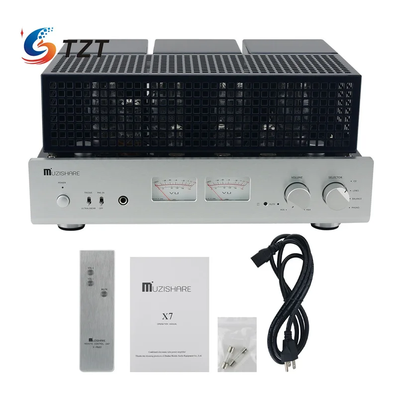 TZT MUZISHARE X7 Tube Amplifier Double High Pressure Rectifier Power ...