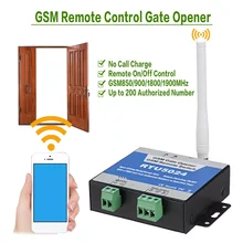 Ouvre-porte GSM RTU5024, commutateur de relais, télécommande sans fil, accès de porte, ouvre-porte, appel gratuit, 850/900/1800/1900MHz