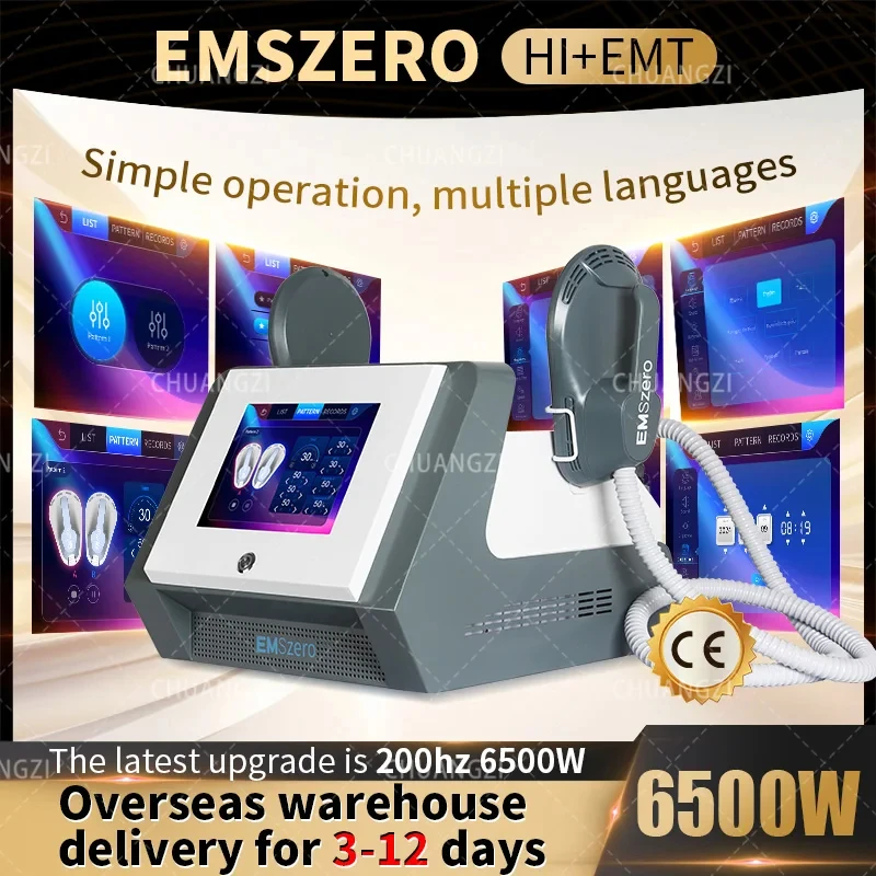 

EMSzero Neo 15 Tesla 6500W Ems Sculpting Machine Weight Loss Engraving Body Sculpting Machineems sculpting machine Salon