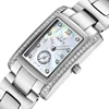 Classic square waterproof stainless steel material women's quartz watch 2