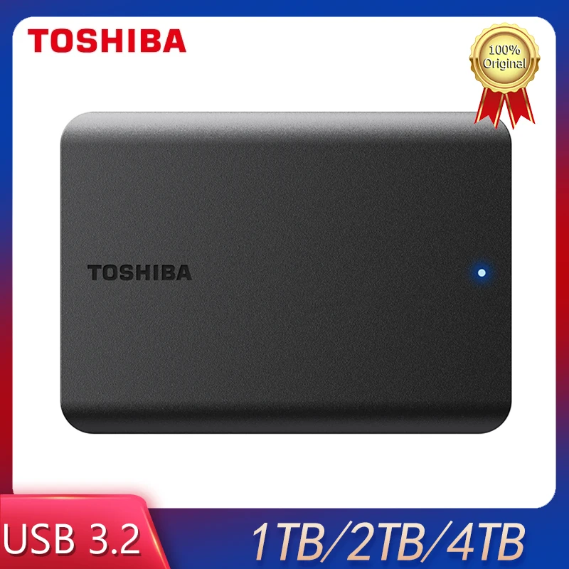 Facet Australië Leed Toshiba Canvio Basics Portable Hard Drive 4tb 2tb 1tb Usb 3.2 Gen1 Nterface  Hdd Mobile Hard Drive For Laptop Pc - Portable Hard Drives - AliExpress