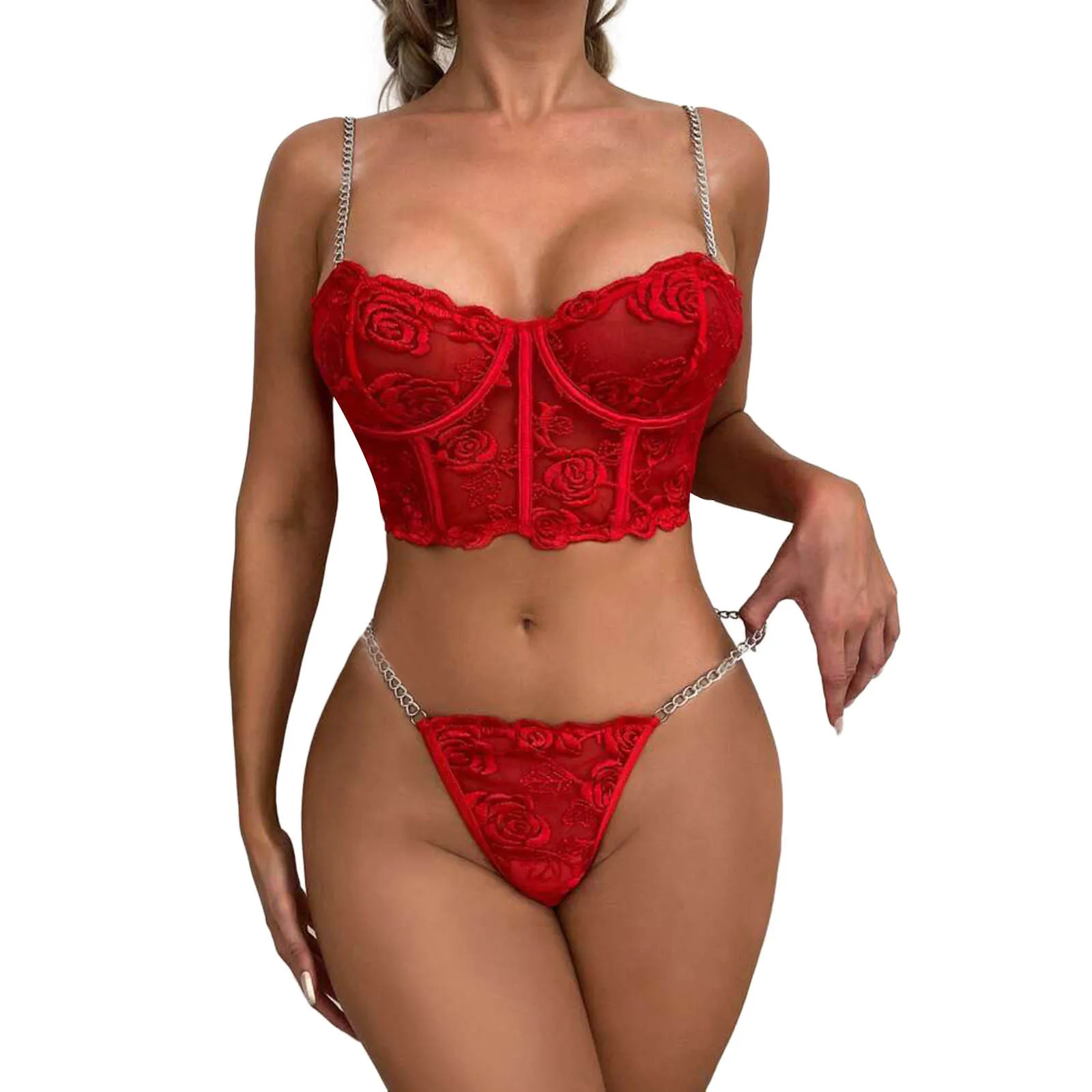 Lingerie Set Lace Embroidery Sexy Porn Underwear Sets Women See Through  Lace Lenceria Erotic Clothing For Sex Porno Costumes - AliExpress