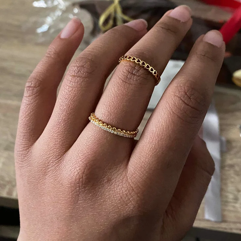 Korean Fashion Adjustable Stainless Steel Rings for Women Simple Engagement Wedding Rings Fashion Jewelry Accessories Gift 2025 stainless steel ring finger ring adjustable rings wedding rings wedding ring jewelry accessories
