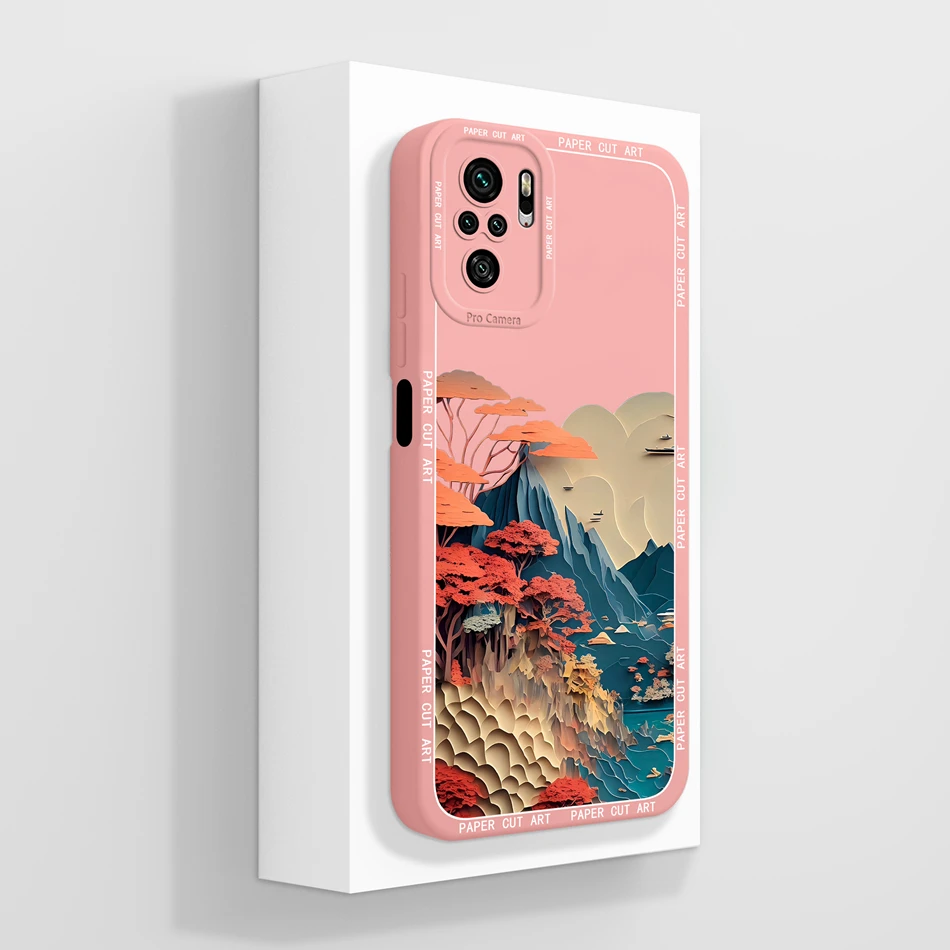 Luxurious Soft Silicone Shockproof Back Cover for POCO M5S - Full Protection Fashion Case