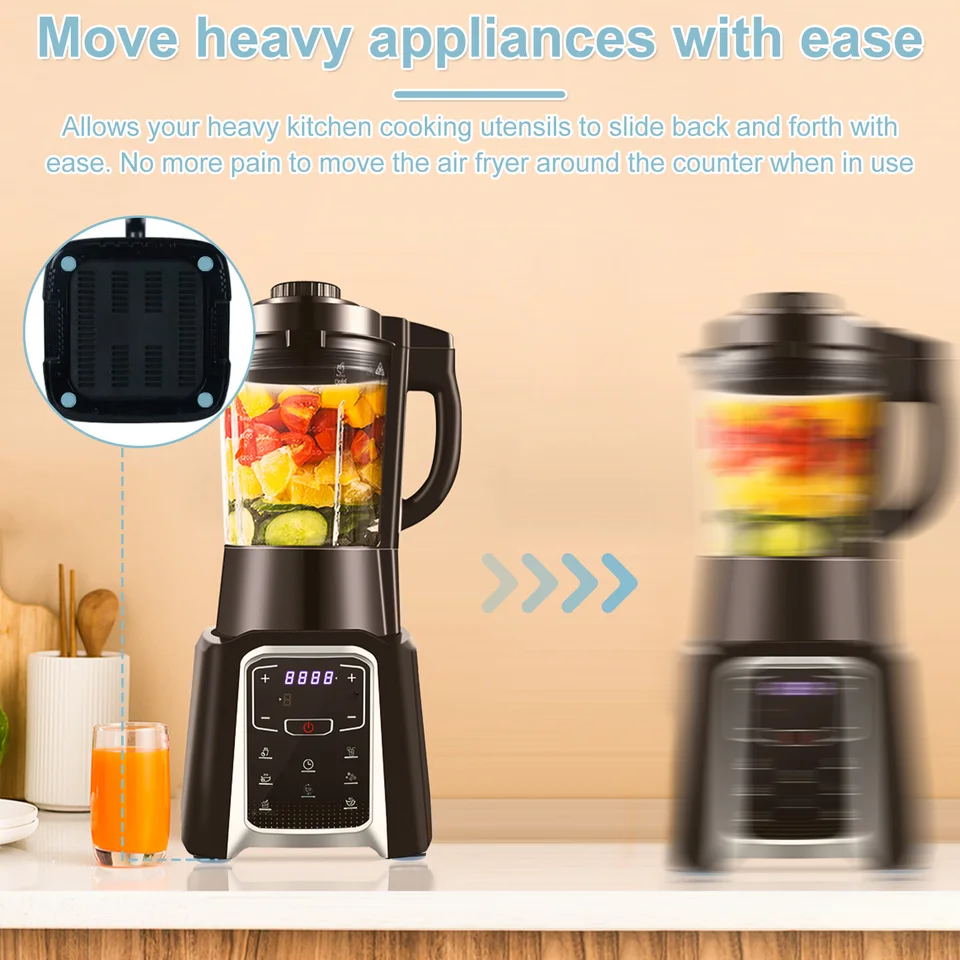 72-PCS Kitchen Appliance Sliders - Self Adhesive Furniture Movers For Air Fryers & Small Appliances