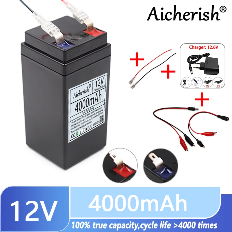 

2023 New 18650 3S1P Box 12V 4000mAh Lithium-Ion Battery Pack Is Used For Toy Cars, LED Lamp Standby Power Lithium-Ion Batteries