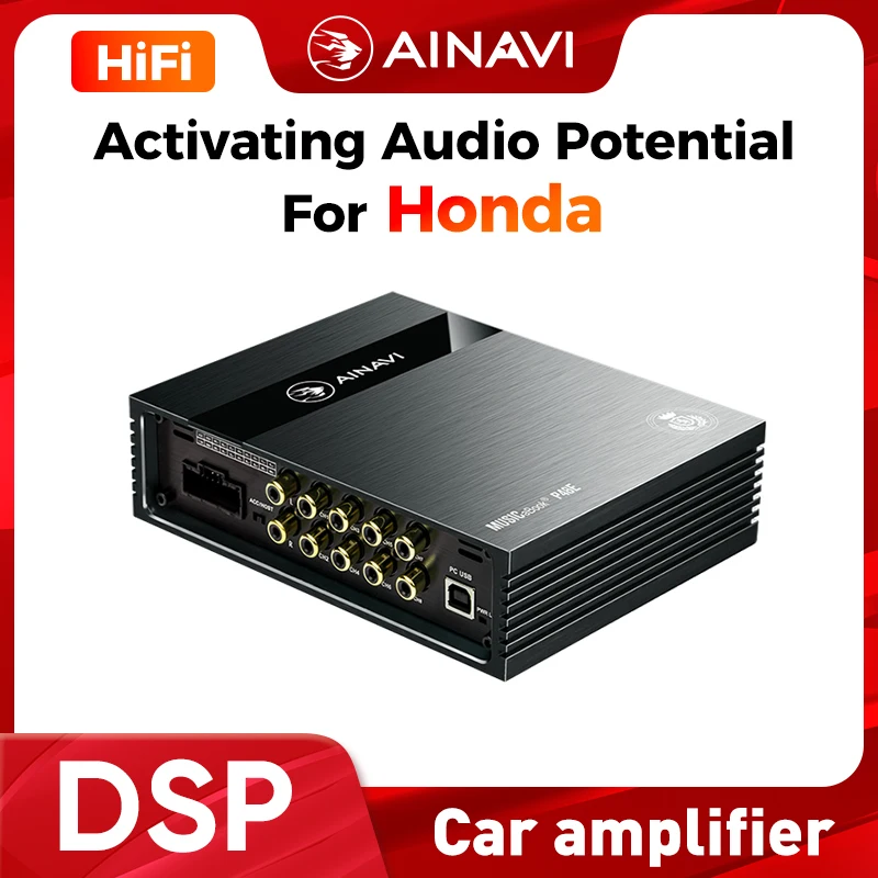 AINAVI DSPアンプ P48E コントローラ付き Ainavi P48E Car DSP Digital Signal Processor Universal Car