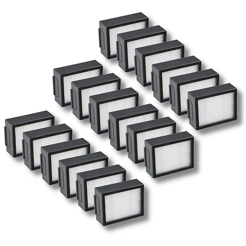 Accessori 18 Pezzi Filtro Hepa Per Irobot Roomba Evo,I,E, Serie J: E5 E6 E7 I1 I3 I4 I5 I6 I7 I8 J7 J8 + E Versioni Plus