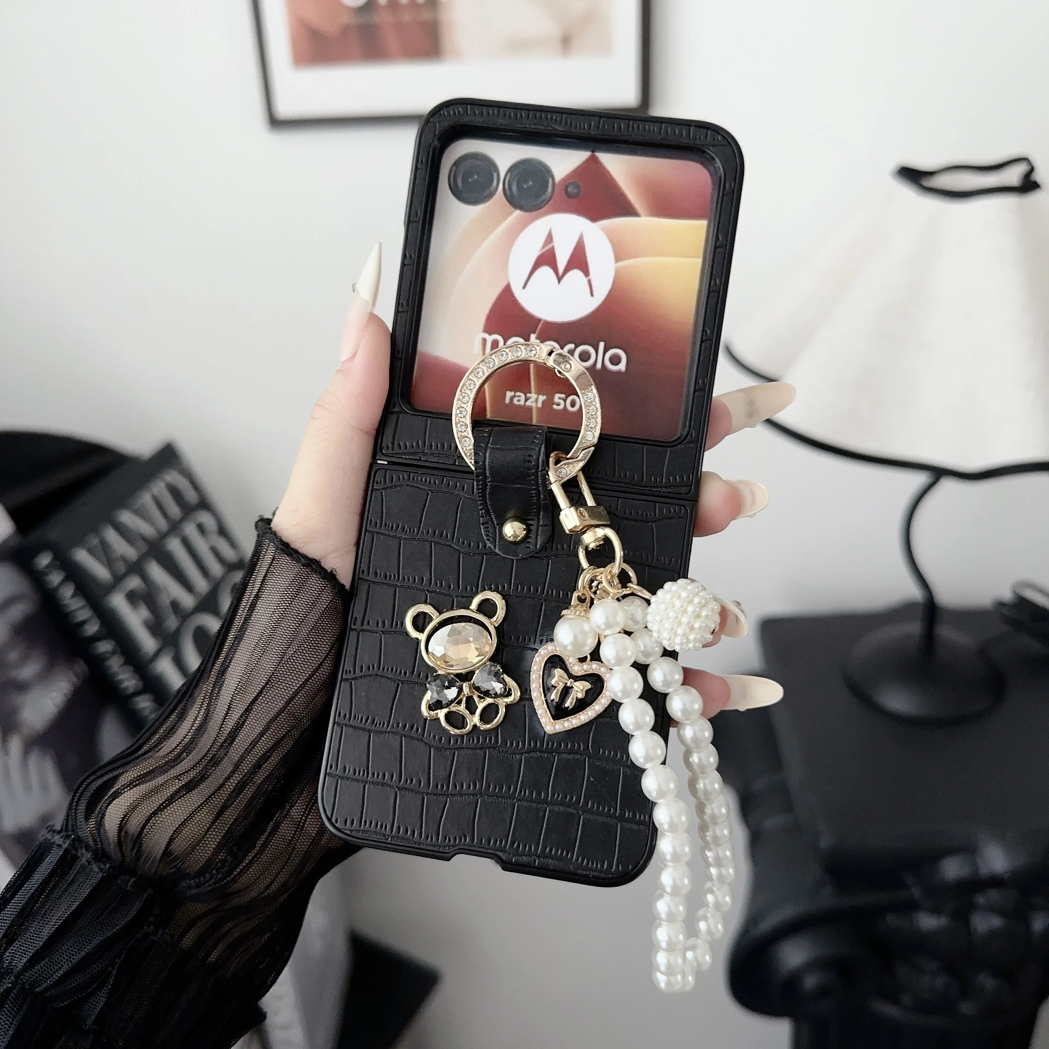 Asuwish Compatibile Con Motorola Razr 2024/2025/Moto Razr 50/60 - Foto 7