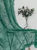 1pc Floral Lace Decorated Door Curtain, Curtains for Living Room, Bedroom, Balcony, Curtains with Rod Pocket 3