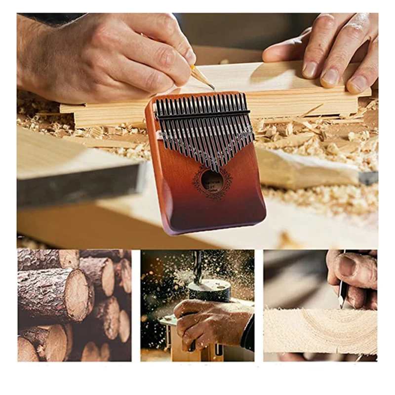 A51Q-Kalimba Thumb Piano 21 Keys, Portable Kalimba Thumb Piano, Piano for Adults, Kids and Beginners