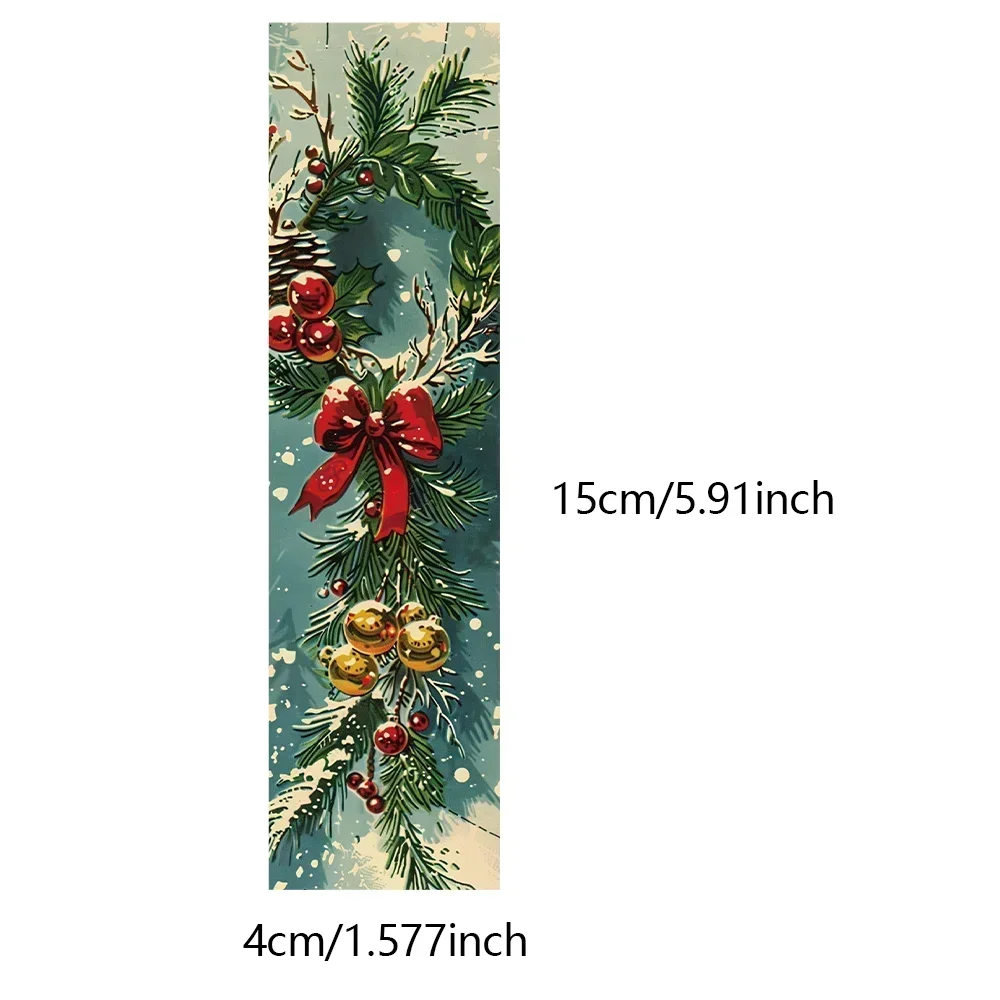 30 Pcs/Pack Christmas Bookmarks Cartoon Snowman Books Marking Reading Tools Creative Decorations Bookmarks Students Stationery
