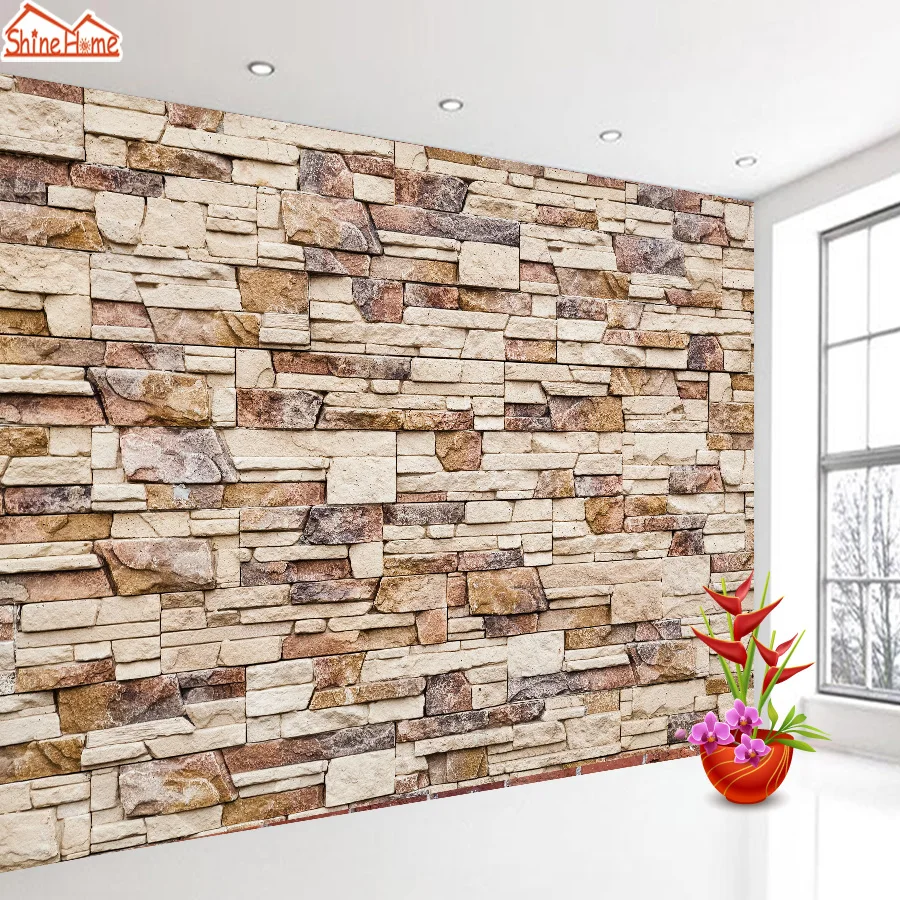 Brick Stone Mural Walls Paper Murals Wallpaper Wallpapers For Living
