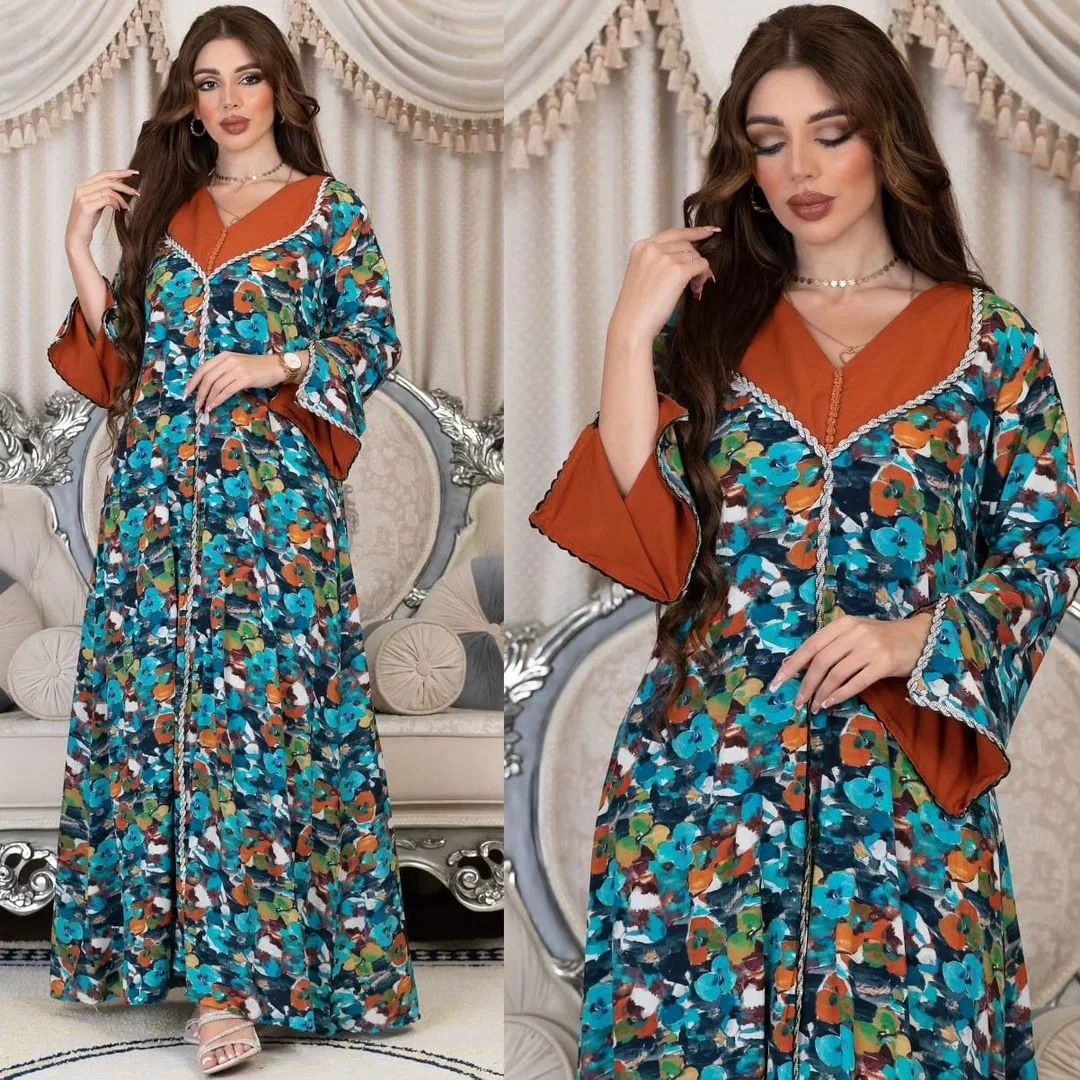 Turkey Eid Party Dress Muslim Women Morocco Satin Abaya Dubai Elegant Diamond Evening Dresses Islamic Long Kaftan Robe Vestidos