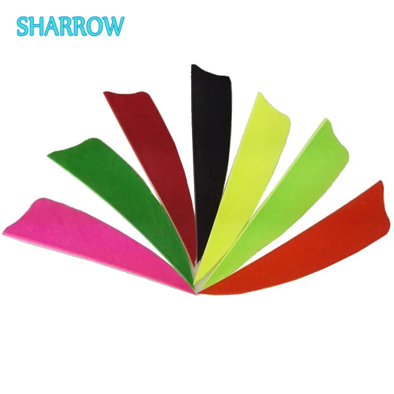 30/50pcs 3 Inch Archery Turkey Feathers Shield Shape Natural Fletching Right Wings for Bow Shooting Training Hunting Accessories