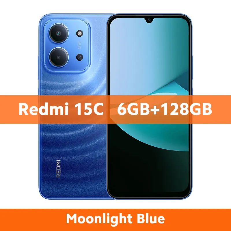 Xiaomi Redmi 15C 6GB/128GB ブルー新品 Xiaomi Redmi 15C Smartphone Global Version 6000mAh 6.9'' 120Hz