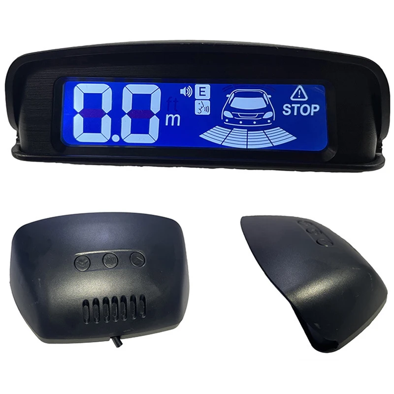 Multiple Radar Parking Sensor Kit Backlight Parktronic LED Display System Backup