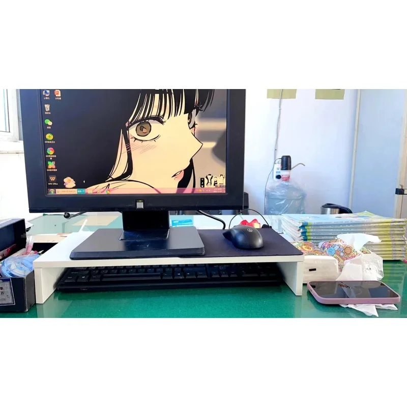 Laptop Desk Stand Monitor Riser Stand Ergonomic Laptop Stand Desk Organizer Keyboard Storage