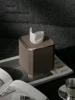 Luxury Tissue Box Hotel High-End Metal Roll Paper Box Home Living Room Desktop Decoration Ornaments Viano Roll Paper Towel Box 2