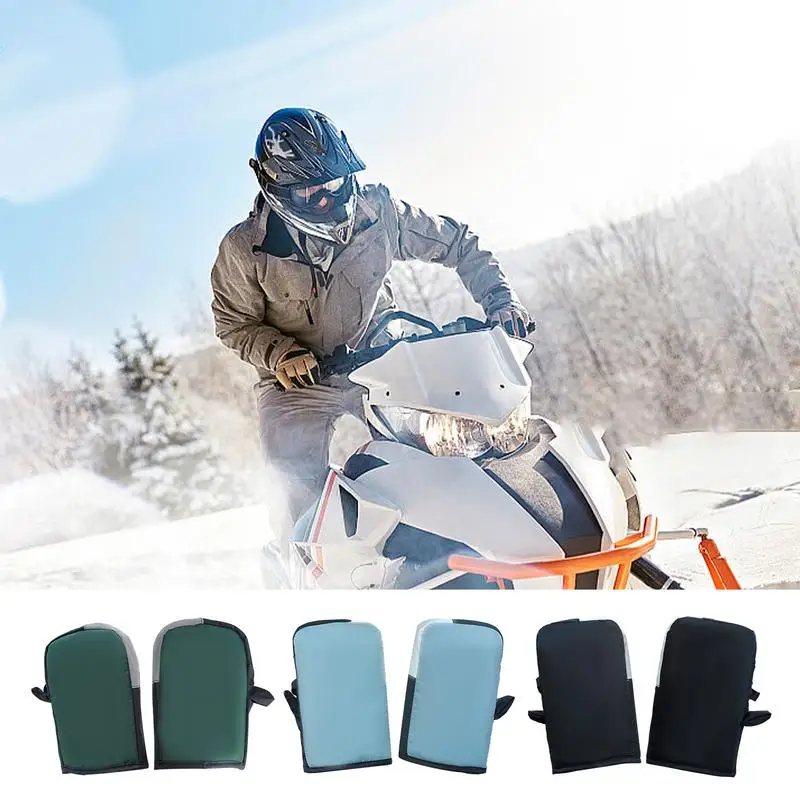 

Motorcycle Handlebar Muffs Bar Mitts Motorcycle Gloves Winter Thermal Mitts Handlebar Gloves Bar Warmer Covers Windproof