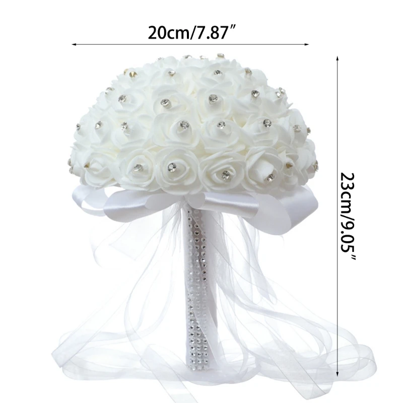 Wedding Bouquets Wedding Flower Decoration Artificial Flower Bouquet Simulation PE Foam Florals Ornament for Wedding