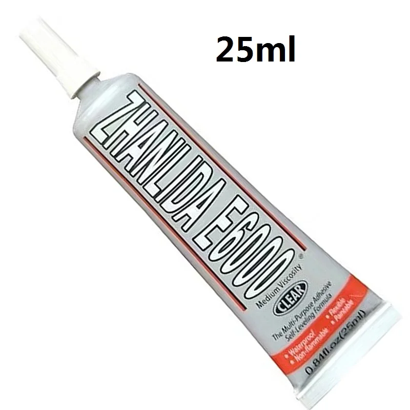 

E6000 25 мл многоцелевой клей Сделай хрустальные ювелирные изделия ремонт телефона стеклянный экран гель для ногтей инструмент для скрепления