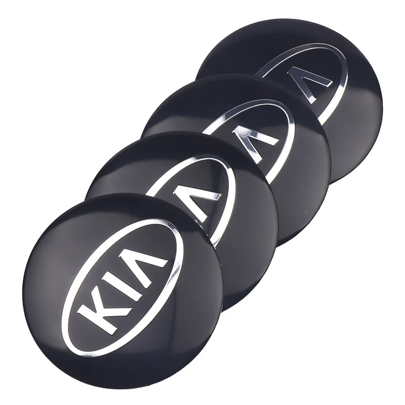 Наклейка на центральное отверстие диска kia