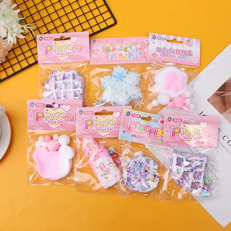 

Мультяшная кавайная вафельная кошачья лапа ПУ медленно восстанавливающая форму игрушка для детей реквизит для декомпрессии творческая маленькая свежая музыкальная игрушка-фиджет