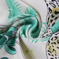 Cashmere Silk Scarf Designer Printed Luxury Pashmina Shawls for Women Hand Rolled Edges Stole Blanket Triangle Scarves Poncho - Image 5