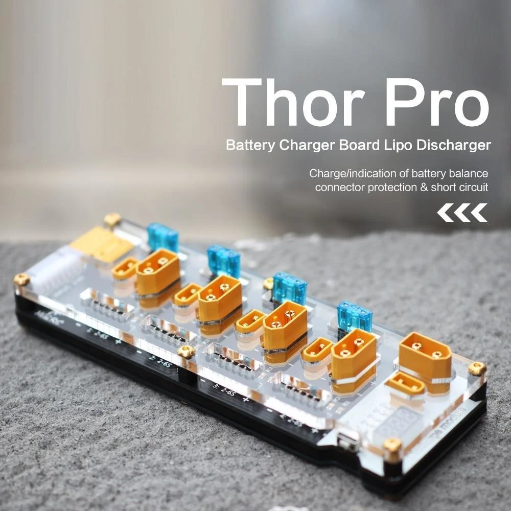 HGLRC Thor PRO LIPO Battery Balance Charger Board 40A XT60 XT30 2-6S Discharger for IMAX B6 ISDT Q6 Nano HOTA D6 Pro P6