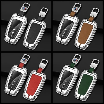 Custodia per chiave a distanza per auto in lega di zinco Shell per Toyota Prius Camry RAV4 Corolla CH-R CHR Land Cruiser Prado Protector accessori - Custodia per chiave a distanza per auto in lega di zinco Shell per Toyota Prius