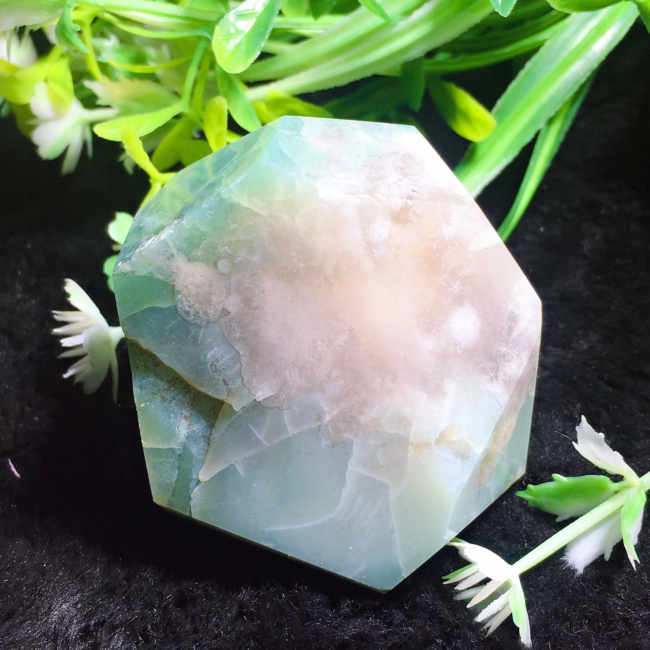 Green Flower Agate Freedom 2413