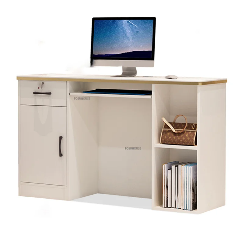 Modern Reception Desks for Beauty Salon Bar Table Shop Counter Commercial Supermarket Clothing Store Cashier Desk Office Tables
