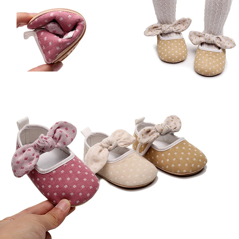 

Туфли Мэри Джейн для новорожденных девочек, клетчатая повседневная обувь на плоской подошве с узлом и бантом для принцесс, подходит для малышей