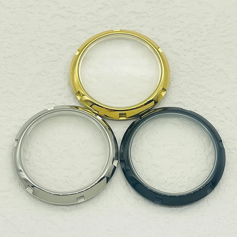Sapphire Crystal Glass Back Transparent Watch Cover, Men's Watch Case Parts