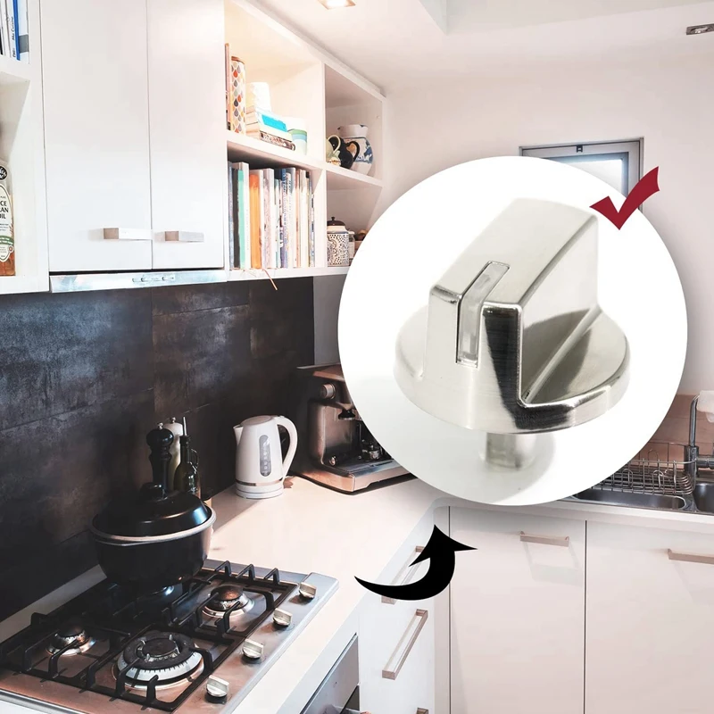 Upgraded AEZ73293801 Stove Knob Gas Oven Range Control Knob Assembly Compatible With LG Burner Accessories (5PCS)