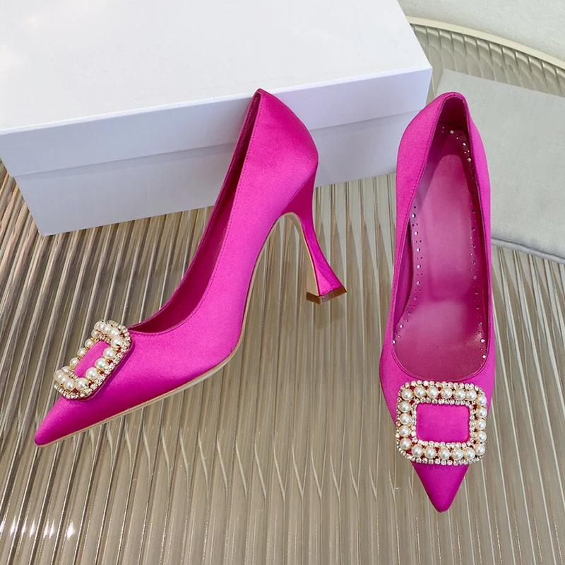 

2023 Women High Heel Shoes with Pointed Toe
