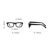 Transparent Gray Frame Square Myopia Prescription Glasses With Lenses Anti Blue Rays Student Myopes Lunettes  0 -0.5 -0.75 To -6 2