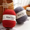 Wool knitted scarf thread hand knitted DIY wool knitted hat shawl hook doll wool 2