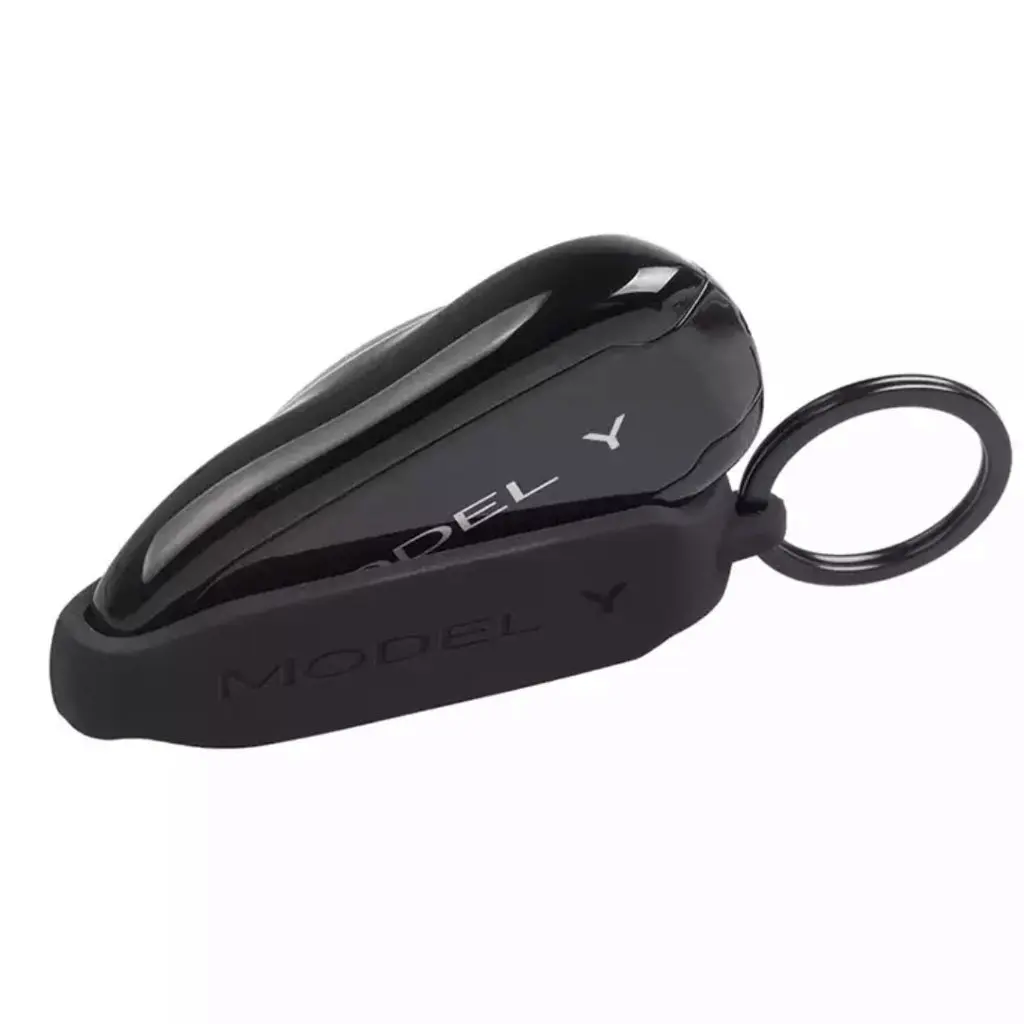 Car Key Fob Case Silicone Cover for Tesla Model 3 Y S X Bikini with Metal Keycha